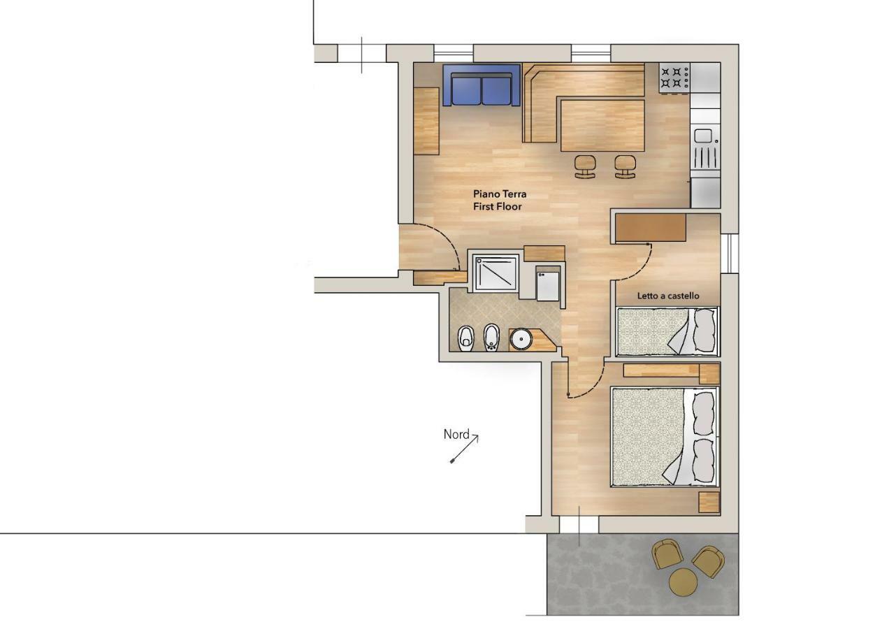 Cesa Valeria E Cesa Giulio Appartement Campitello di Fassa Buitenkant foto